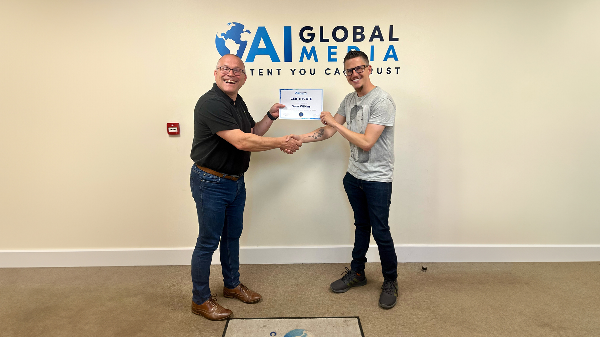 Featured Article Image - Celebrating a Decade of Dedication – Sean Wilkins Marks 10 Years with AI Global Media