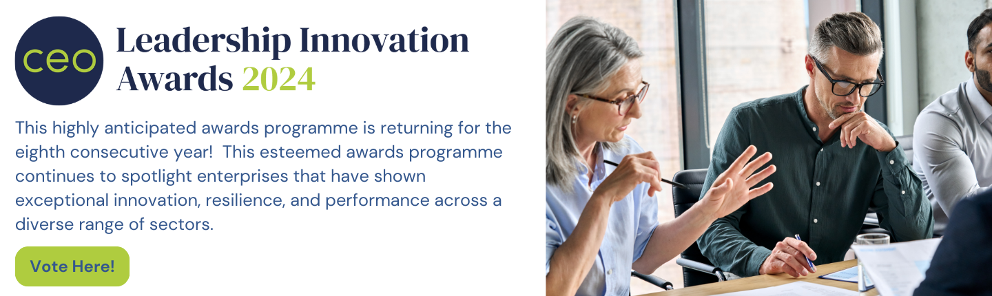 Advert banner - CEO - Leadership Innovation Awards 2024